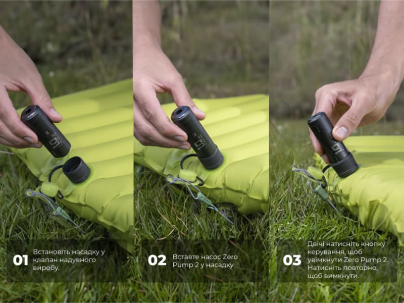 Портативний міні-насос Flextail Zero Pump 2 — Чорний — фото 5