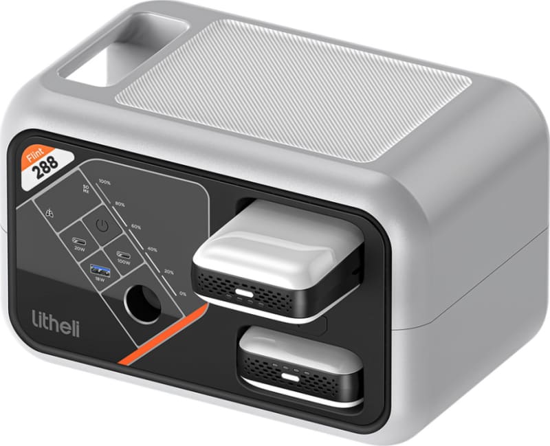 Портативна зарядна станція Litheli FLINT В288, 300Вт, 287 Вт·год + 2 Power Bank – фото 1
