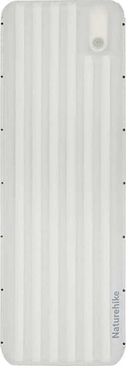 Матрац туристичний надувний одномісний Naturehike CNK2450WS034, 198 × 68 × 9.5 см, білий, для кемпінгу із мішком для надування — фото 1