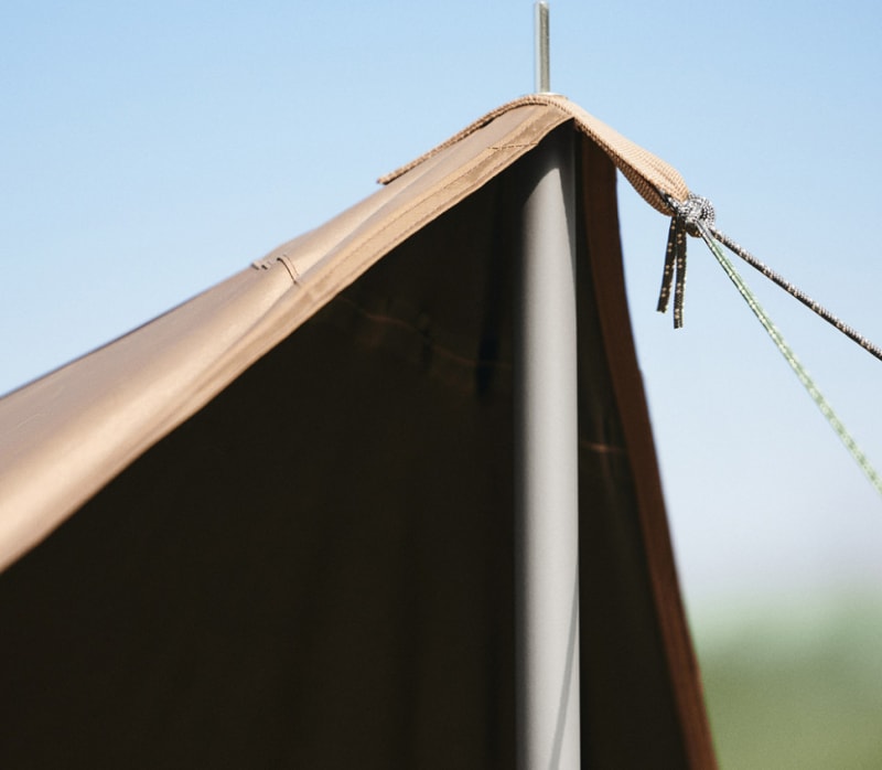 Тент універсальний Naturehike CNK2350WS015, розмір S — Бежевий — фото 4