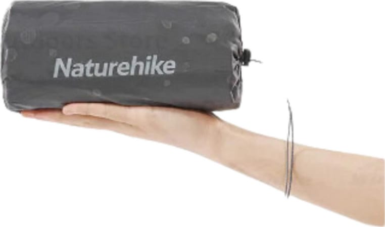 Матрац надувний надлегкий Naturehike CNH22DZ018, овальний, із мішком для надуванн я, 168 см — Зелений — фото 5