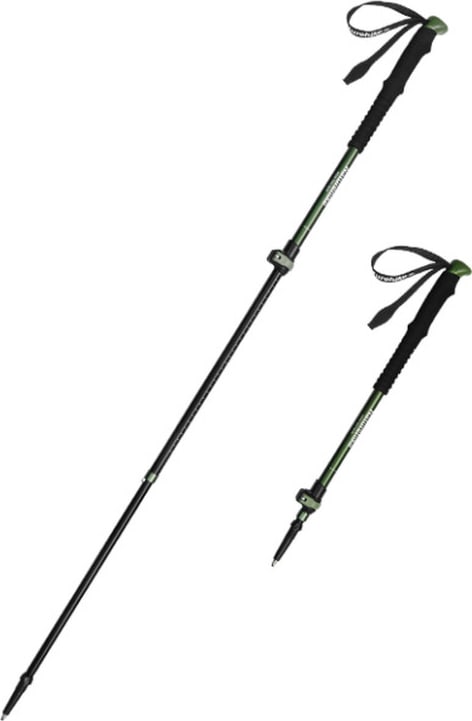 Трекінгова палиця 3-сек. Naturehike CNK2550DS010, 55-120 см, алюміній, зелена — Зелений — фото 1