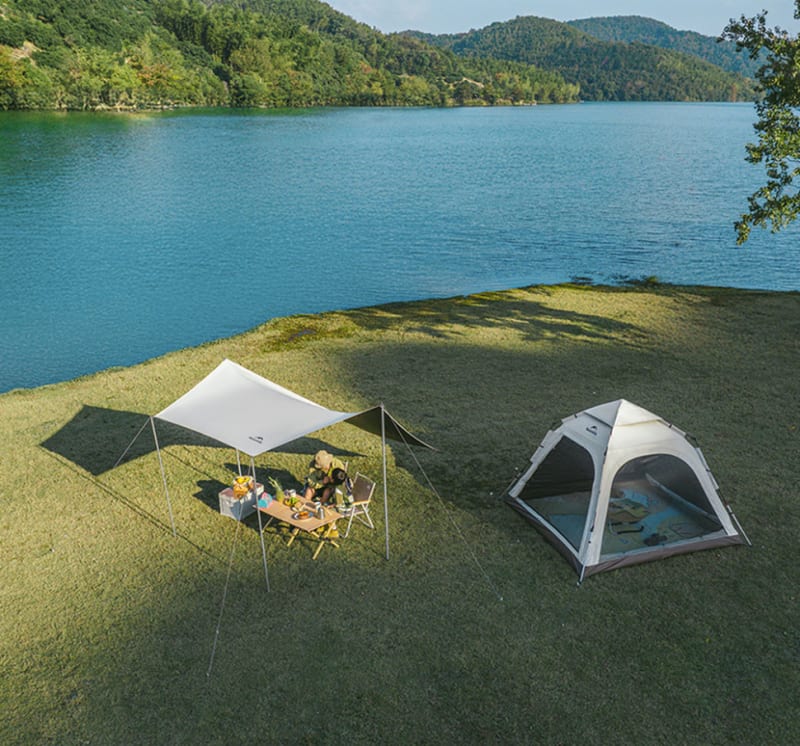 Намет тримісний автоматичний Naturehike Ango CNK2550WS010, L — Сірий — фото 6