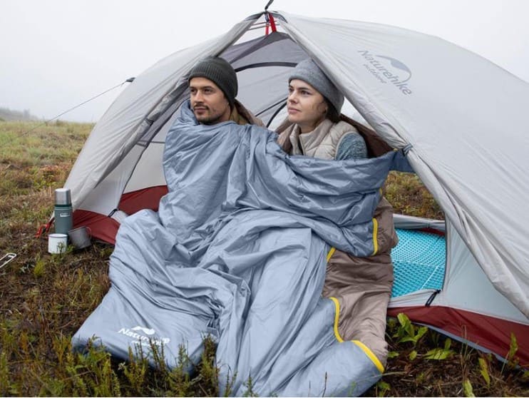 Спальник надлегкий Naturehike Summer LW180 NH21MSD09 — Зелений (Лівий) — фото 5