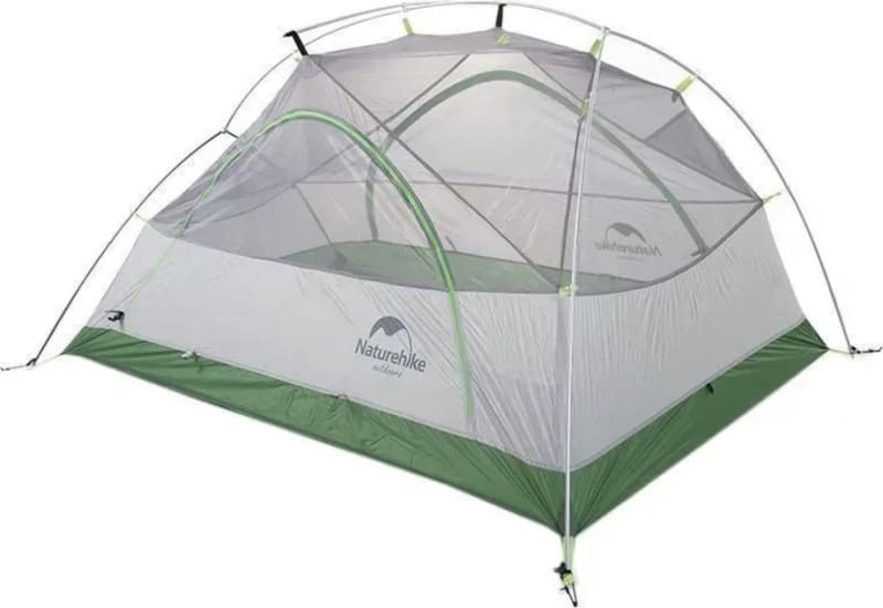 Намет двомісний з килимками Naturehike Star River 2 NH17T012-T, світло-зелений — фото 2
