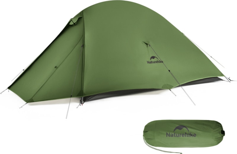 Намет надлегкий двомісний Naturehike Cloud Up Pro CNK2350WS020, темно-зелений — Темно-Зеленый — фото 1
