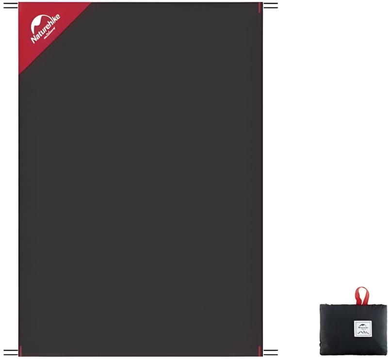 Килимок Naturehike Moisture Picnic Mat NH17D050-B Black 120 × 70 см – Чорний — фото 1