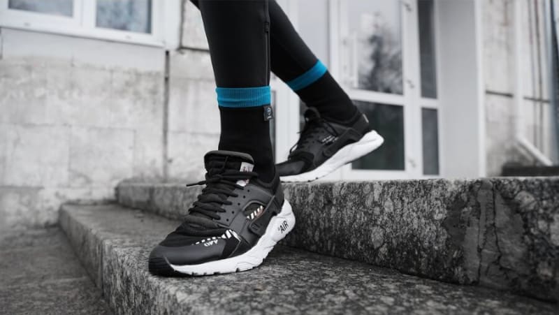 Шкарпетки водонепроникні Dexshell Running Lite Сині XL, чорний – фото 3