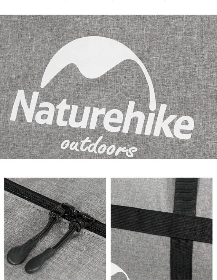 Сумка-баул для зберігання портативна Naturehike NH17S021-M — Темно-Сірий — фото 3