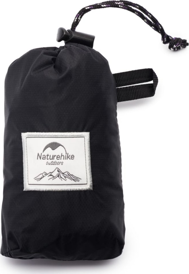 Рюкзак компактний надлегкий Naturehike Ultralight NH17A012-B  — Чорний — фото 4