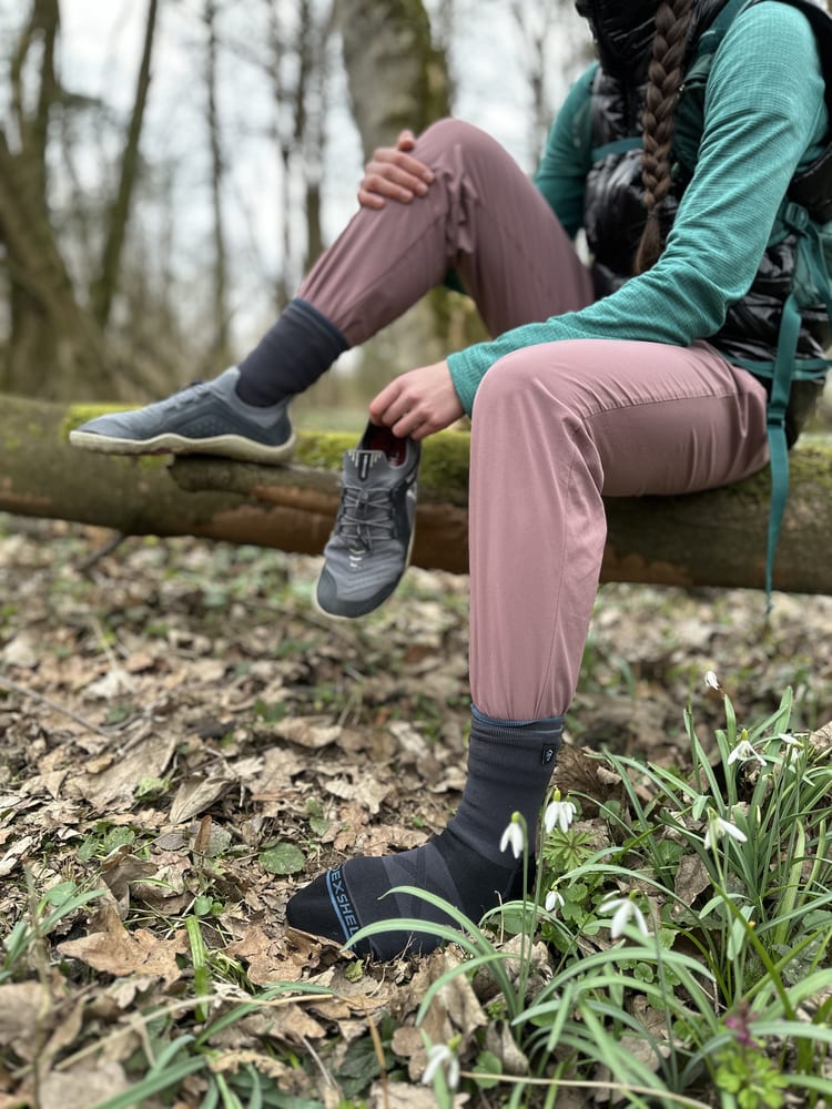 Шкарпетки водонепроникні Dexshell Running Lite 2.0 Socks сірі розмір XL, сірий – фото 3