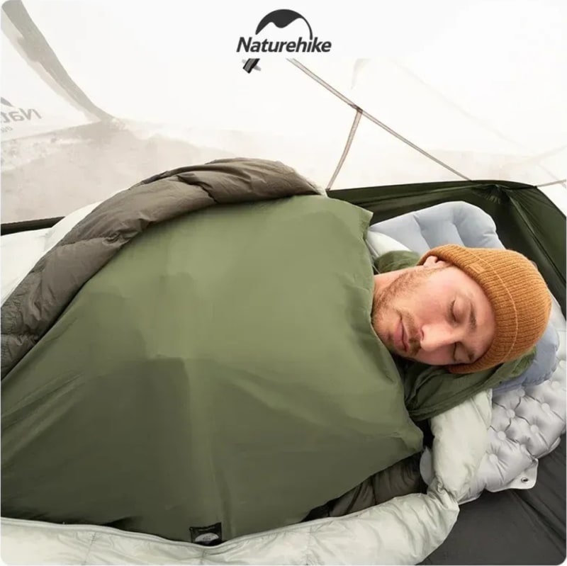 Підкладка для спального мішка Naturehike CNH22SD016, нейлон — Зелена — фото 5