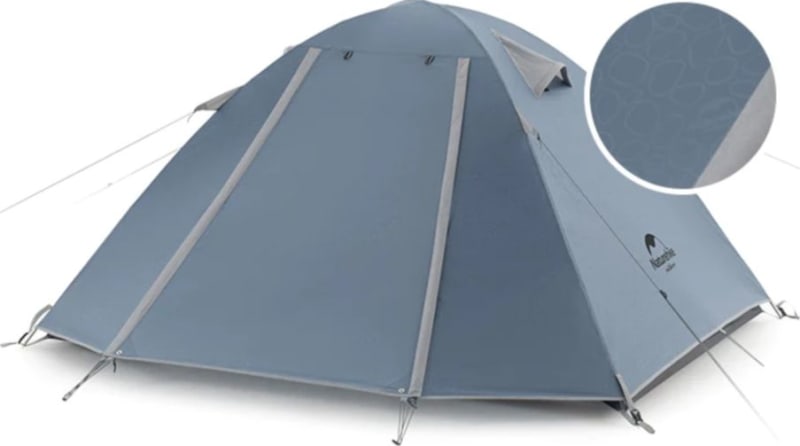 Намет тримісний Naturehike P-Series 210T/65D темно-синій – фото 2