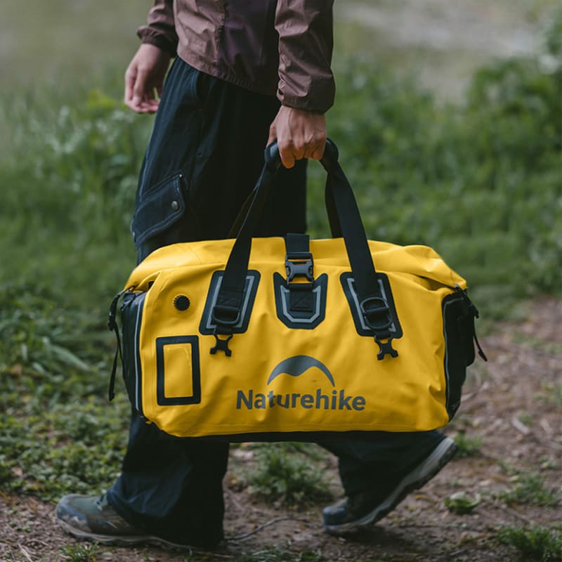 Водонепроникна дорожня сумка Naturehike CNK2450XB015 , жовта — Жовтий — фото 4