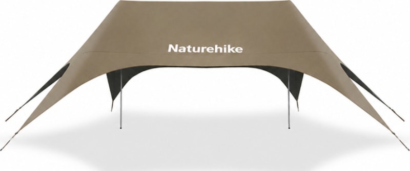 Тент-навіс Naturehike Cloud Skies Tarp Lite, 960 × 485 см, Коричневий – фото 1