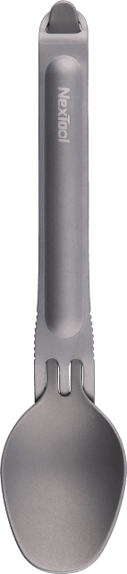 Набір столових приборів NexTool Outdoor Spoon Fork, сірий – фото 1