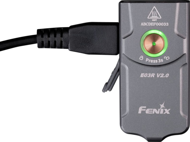 Ліхтар наключний Fenix E03R V2.0 — Синій — фото 3