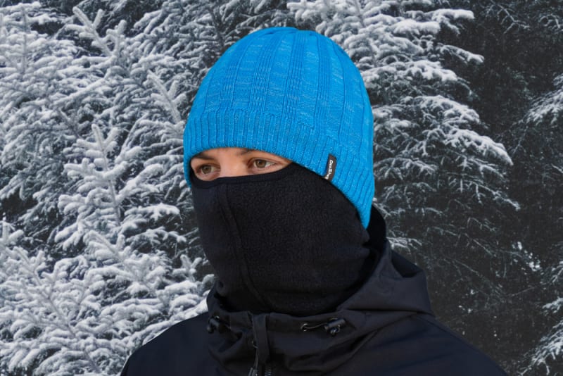 Водонепроникна шапка Dexshell Heathered Rib Knit Beanie Синій – фото 2