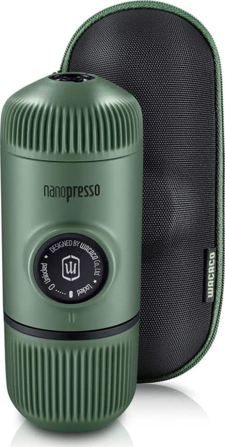Портативна кавоварка Wacaco Nanopresso Зелений Case 80 мл – фото 1