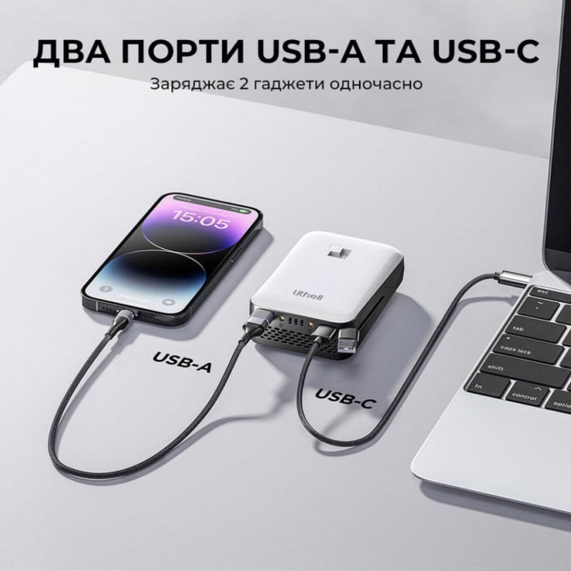 УМБ Litheli Power Bank 20000 mAh, 45 W, 4А, Fast Charge – фото 3