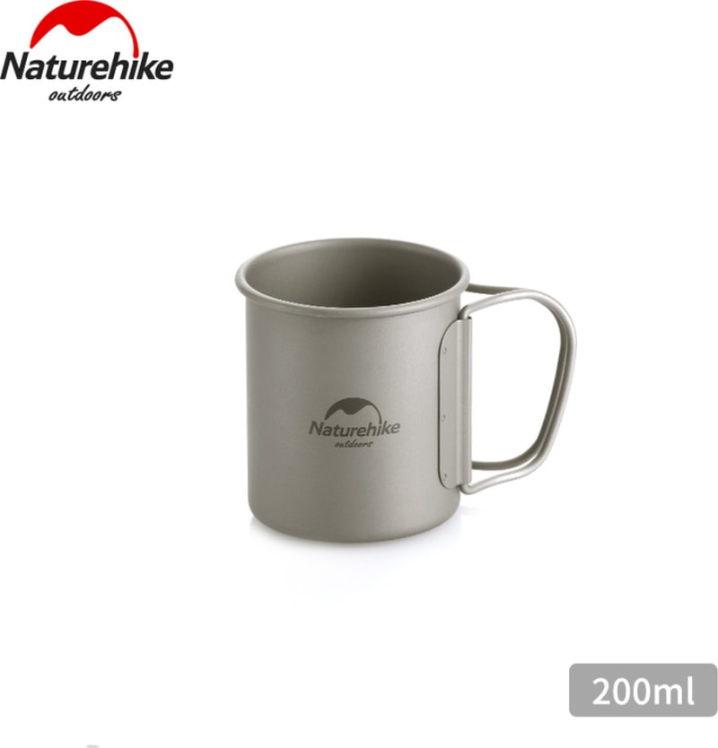 Кружка титанова Naturehike NH20CJ005 200 мл, сріблястий – фото 1