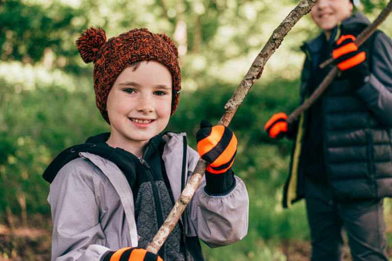 Дитячі водонепроникні рукавиці DexShell Children Mitten S, мультиколор – фото 4