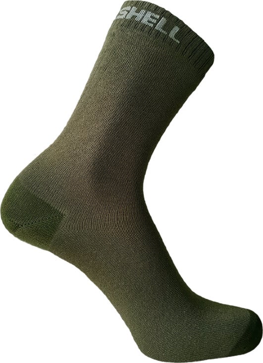 Шкарпетки водонепроникні DexShell Ultra Thin Crew OG хакі L, / сірий – фото 1