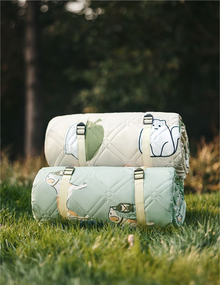 Килимок для пікніка Naturehike CNK2350WS010 210 × 240 см Light Green Print – Зелений — фото 5