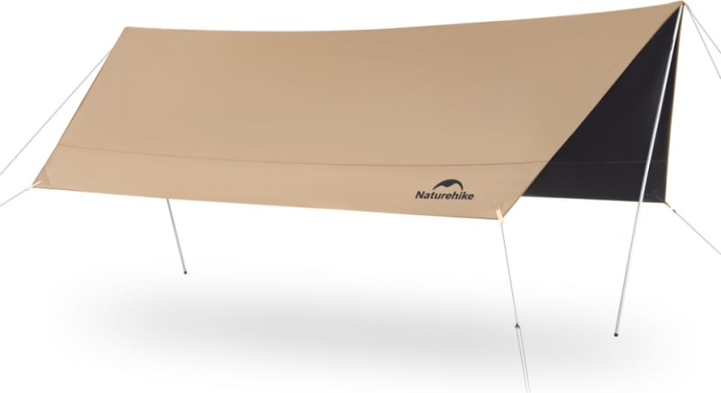 Тент-навіс Naturehike CNK2350WS015 Cloud Skies Tarp Lite, 550 × 465 см – Коричневий — фото 1