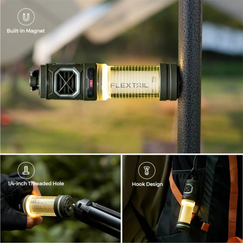 Фумігатор-ліхтар кемпінговий Flextail Tiny Repel S, Блакитний – фото 6