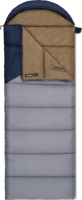 Спальник з капюшоном Naturehike Sunny Day PL02 U450 CNK2550WS028 блакитно-синій — Блакитний (Лівий) — фото 1