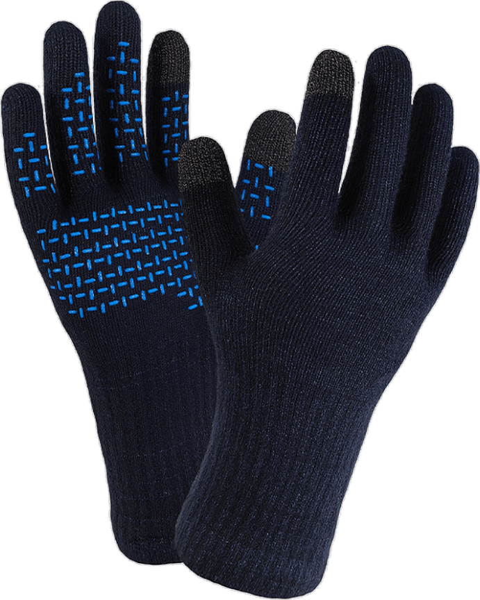 Рукавички водонепроникні Dexshell ThermFit 3.0 Gloves, темно-блакитні, розмір L, синій – фото 1