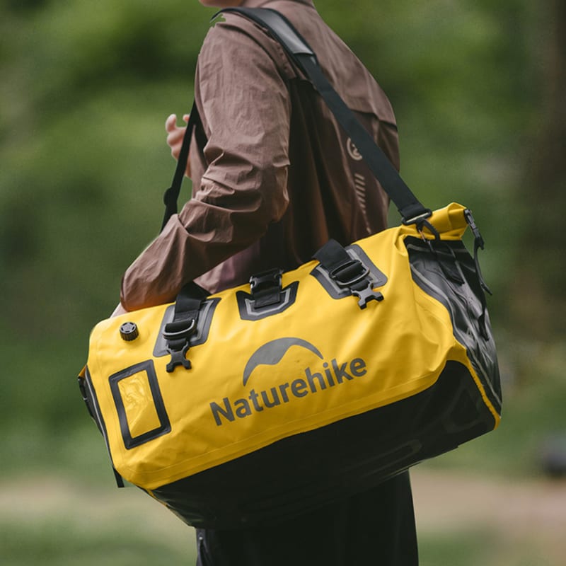 Водонепроникна дорожня сумка Naturehike CNK2450XB015 , жовта — Жовтий — фото 6