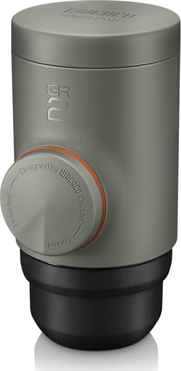 Портативна еспресо-кавоварка Wacaco Minipresso GR2 80 мл, чорний, сірий – фото 2