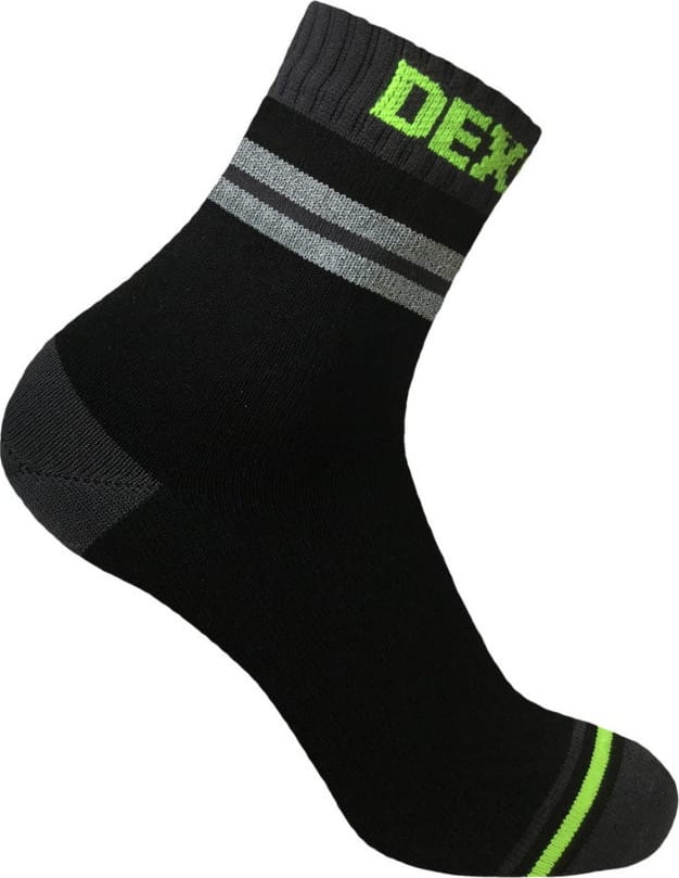 Шкарпетки водонепроникні DexShell Pro Visibility Cycling XL (47-49) Чорні/Сірі, чорний, сірий – фото 1