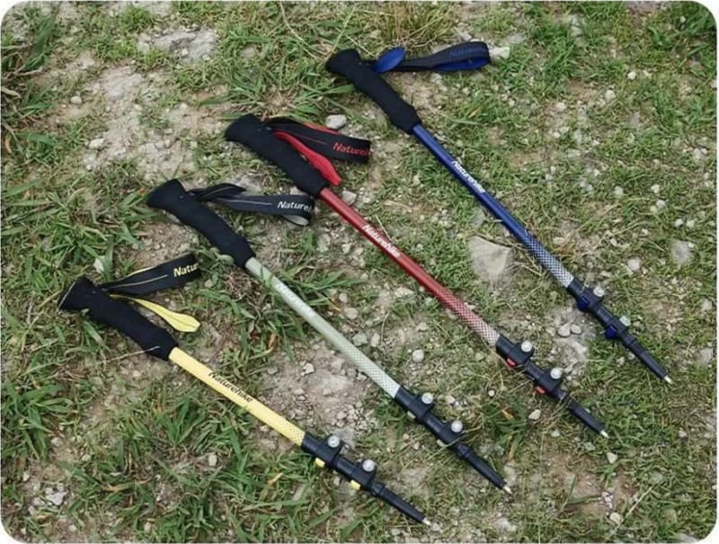 Трекінгова палиця Naturehike CNK2300DS010, 100 см, жовта — Жовті — фото 5