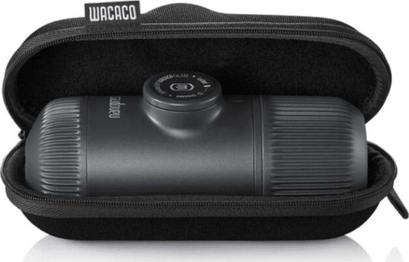 Набір Wacaco Nanopresso: кавоварка, адаптер для капсул та рушники бариста 80 мл, темно-сірий – фото 4