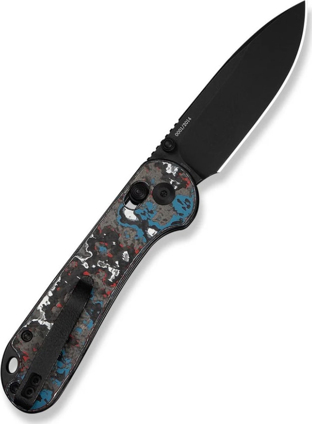 Ніж складаний Civivi Elementum (Crossbar Lock/Nebula FatCarbon Fiber, Білий – фото 2