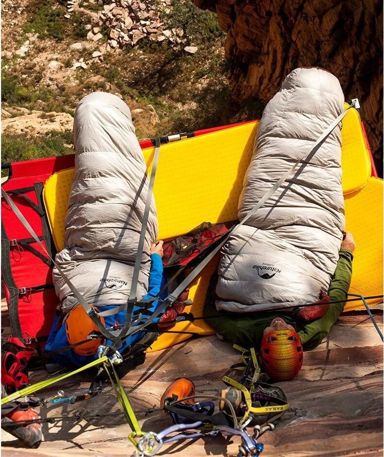 Спальний мішок з натуральним пухом Naturehike Snowbird 510 г, +2°C/-20°C – Коричневий – фото 6
