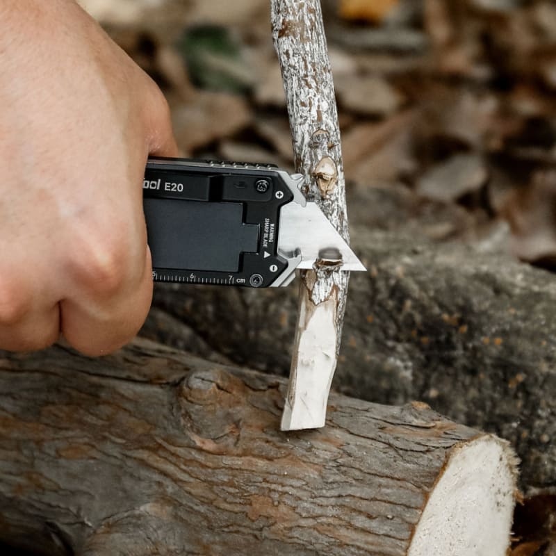 Мультитул ніж NexTool Utility Knife E20, чорний, сірий – фото 4