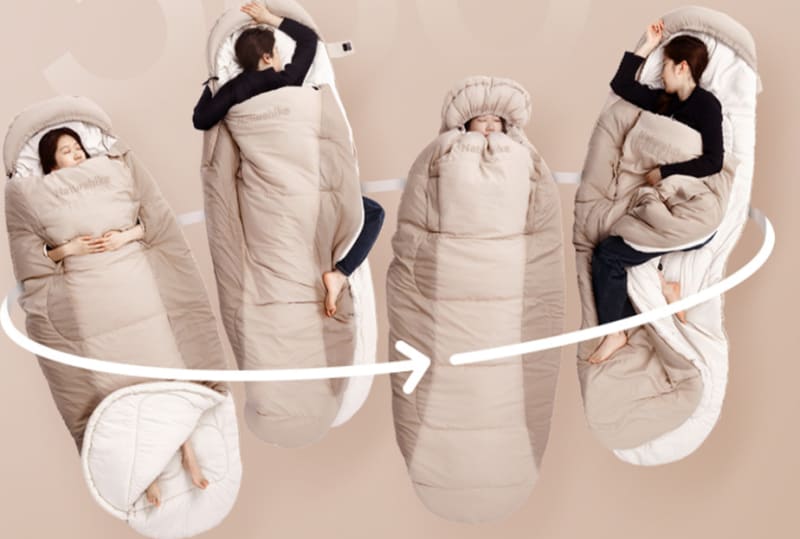 Спальний мішок овальний Naturehike PS200 CNK2350WS026 — Бежевий — фото 5
