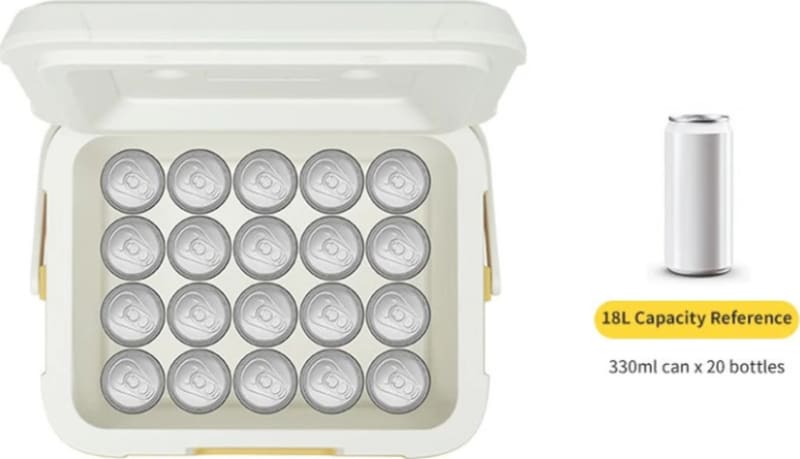 Туристичний холодильник Naturehike CNK2450CF012, 18 л – Жовтий — фото 2