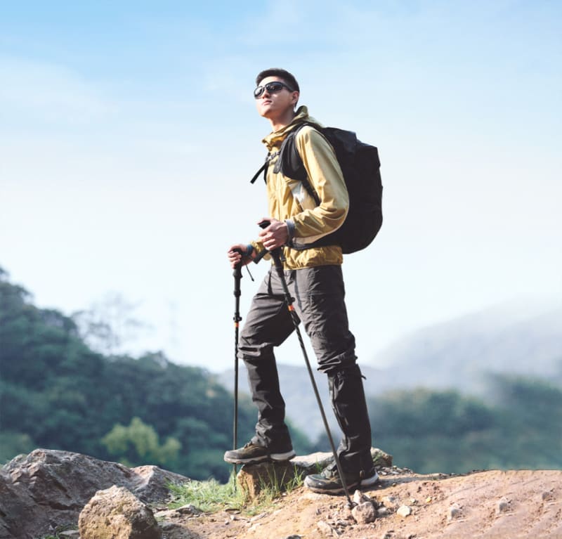 Трекінгова палиця Naturehike CNK2450DS012, 103-120 см, фіолетова — Фіолетовий — фото 4