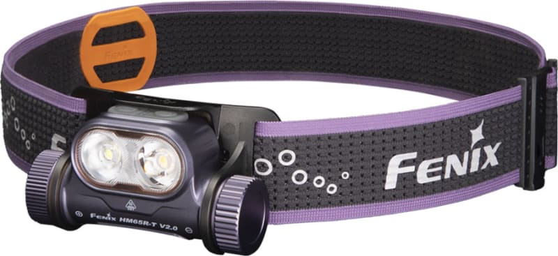 Ліхтар налобний Fenix HM65R-T V2.0 темно-фіолетовий — фото 1