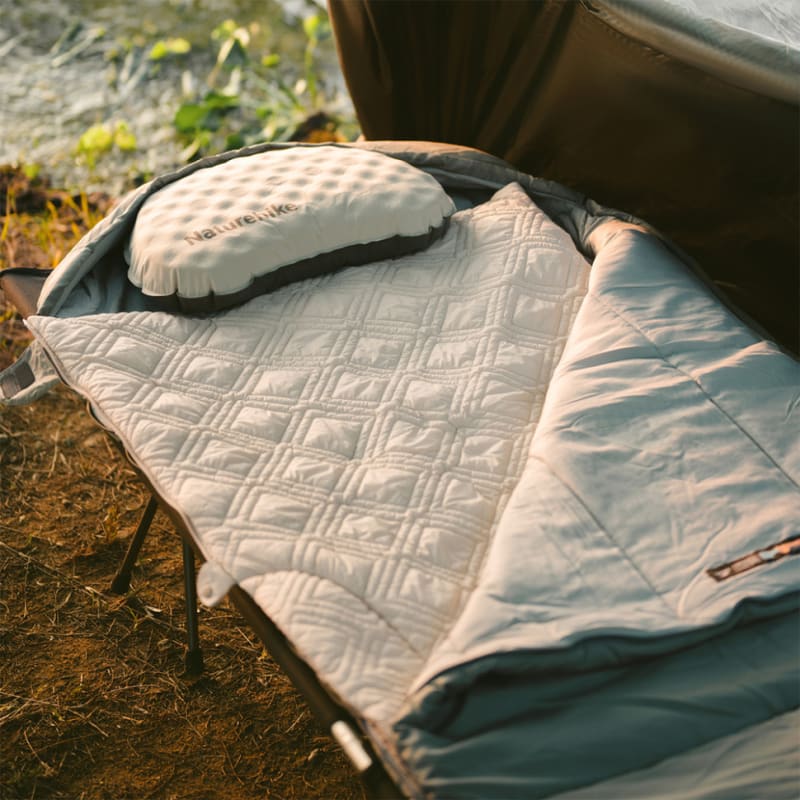 Ковдра з підігрівом Naturehike CNK2450PJ015 95 × 190 см бежева – Бежевий — фото 5