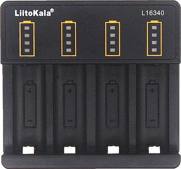 Зарядний пристрій LiitoKala Lii-L16340, Чорний – фото 1