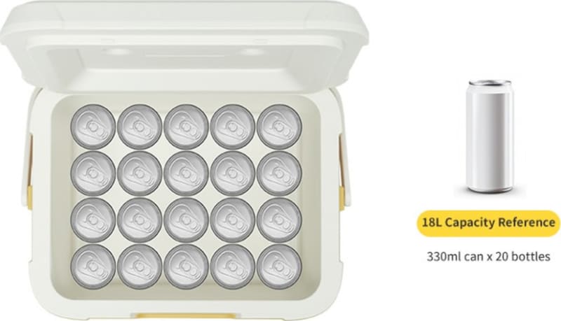 Туристичний холодильник Naturehike CNK2450CF012, 5 л – Бежевий – фото 2