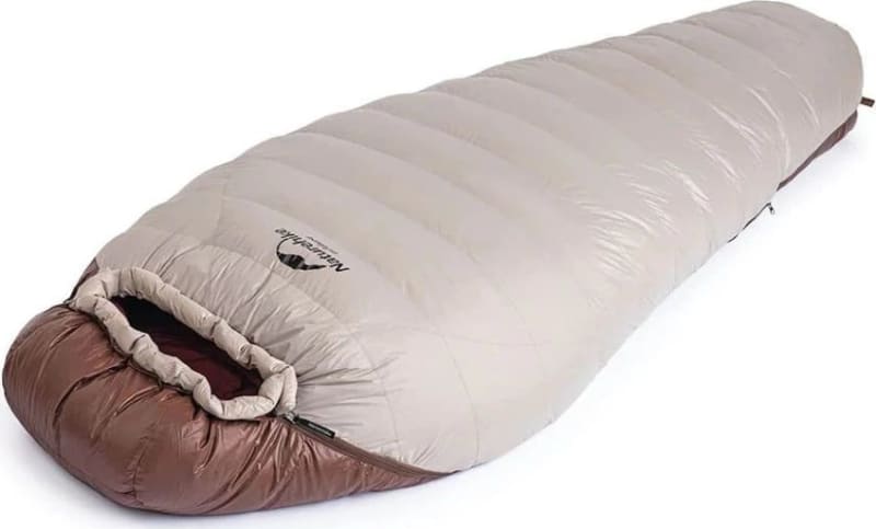 Спальний мішок з натуральним пухом Naturehike Snowbird 510 г, +2°C/-20°C – Коричневий – фото 2