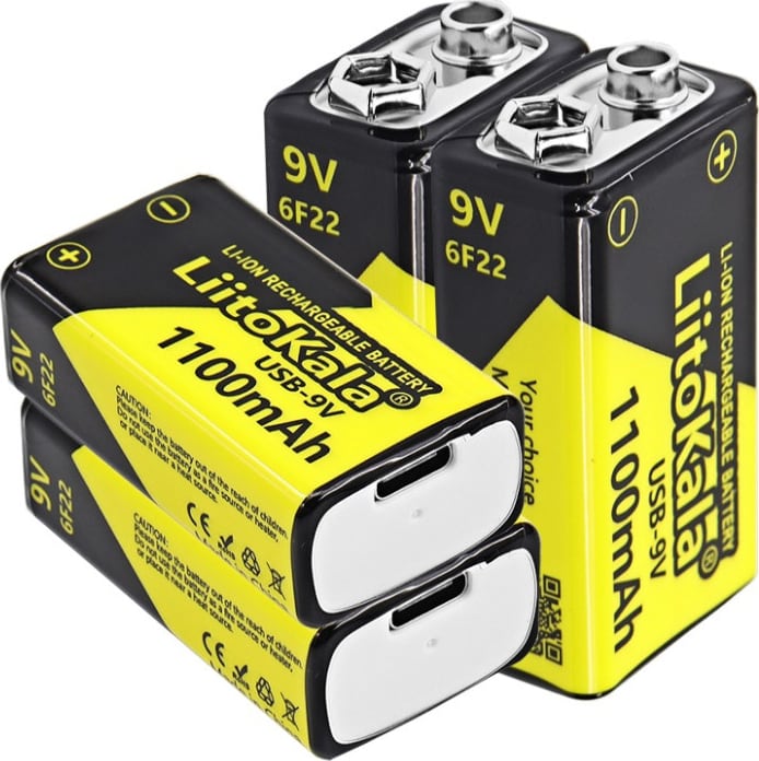 Набір акумуляторів LiitoKala Lii-USB-9V – фото 1