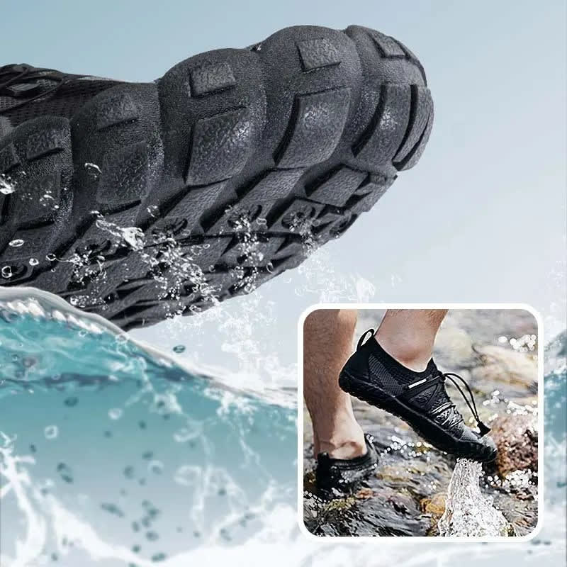 Швидковисихаючі сітчасті черевики Naturehike CYY2321IA010, розмір 43-44, чорні — Чорний — фото 2